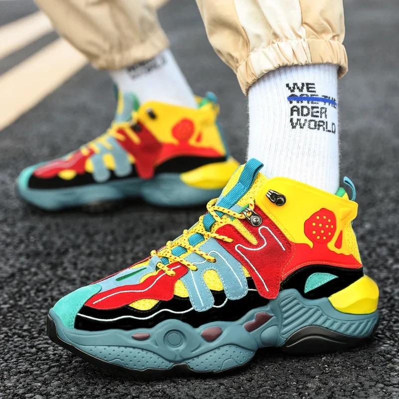 Pánské boty Tenisky Pánské tenisky Luxusní boty Pánské ležérní Trenér Závody Prodyšné módní povaleče na běhání Boty pro muže