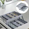 2/3 Tier Foldable Drawer Organizer Multi Level Storage Tray Adjustable Divider Versatile Expandable Drawer Jewelry Organizer