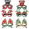 Unisex Christmas Cartoon Antlers Glasses for Adults & Kids - Creative Holiday Gift