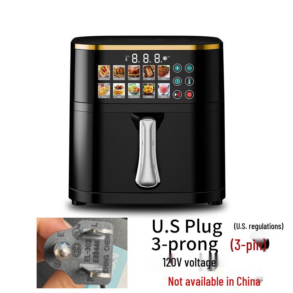 Inteligentna frytkownica powietrzna ze stali nierdzewnej o dużej pojemności 10L/12L