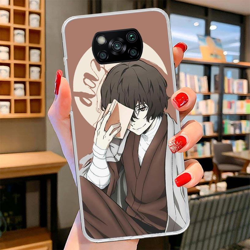 Bungo Stray Dogs Dazai Cover Phone Case For Xiaomi Poco F7 Ultra X7 X6 X5 Pro M7 Redmi 15C 15 13C 13 12C 12 10C 10 9A 9C 9T 9 Sh