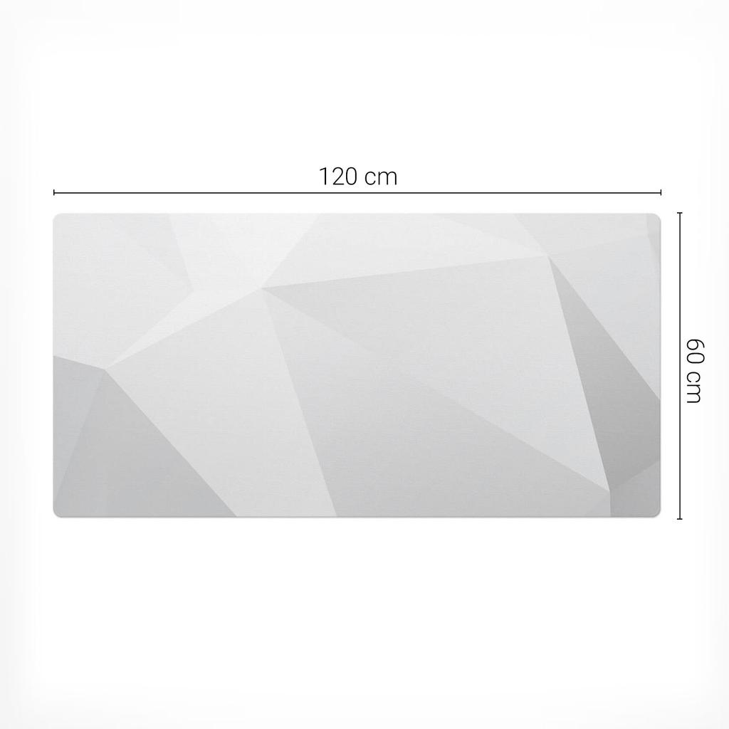 Non-slip Desk Mat With Geometric 3D Pattern Graphic 120X60 Cm
