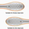 Dubbelsidig fotfil Pedikyr Fotvårdsverktyg Döda Hud Förhårdnadsborttagare Rostfritt Stål Professionell
