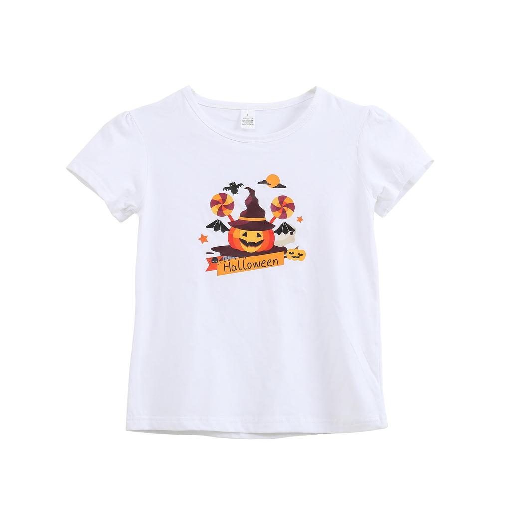 2025 New Cartoon Print Short Sleeve Children's Birthday T-Shirt, 20 Styles