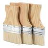 3 Pcs Flat Paddle Paint Brush Set,Wide Paint Brush Large Paint Brush 3/4/5 Inch Paint Brush For Oil And Acrylic Paints-B61B