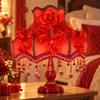 E27 Screw Fitting Lampshade Beaded with Dangling Bead Ornaments Ornate for Bedroom,