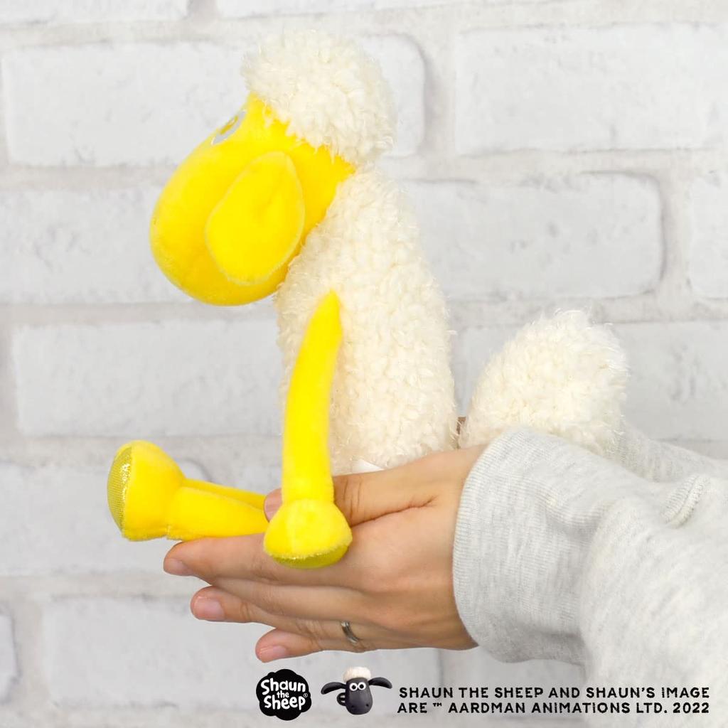 [NICI] Shaun the Sheep Plush Toy 25cm Limited Edition Color 15th Anniversary YellowGlitter