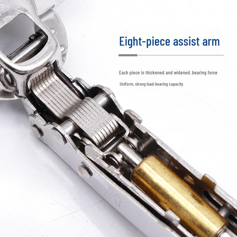 304 Stainless Steel Soft Close Hydraulic Cabinet Hinges - Thickened, Two-Stage Force for Furniture