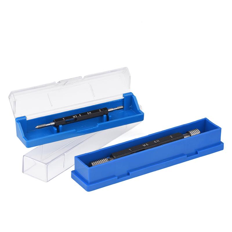 Metric 6H Thread Plug Gauge Go-No-Go Inspection Tool with Pointed Flat Head, M1-20