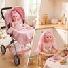 Real Looking 55cm Reborn Babies Dolls Betty Full Vinyl Body Waterproof Simulation Dolls Beautiful Pink Hair Dress Up Rebirth Doll Kid's Birthday Gifts