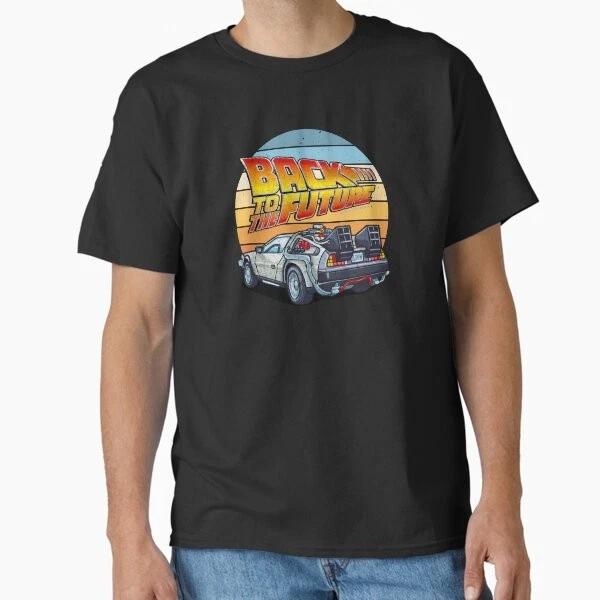 Back To The Future Dmc Delorean Classic Tshir Made In Usaaus Tshirt S2xl