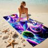 1Pc Electric Pokmon Adventure Beach Towel, Quick Dry, Multi-Use for Beach Pool Gym Yoga Home Travel, Christmas, Halloween, Xmas Gift M928496