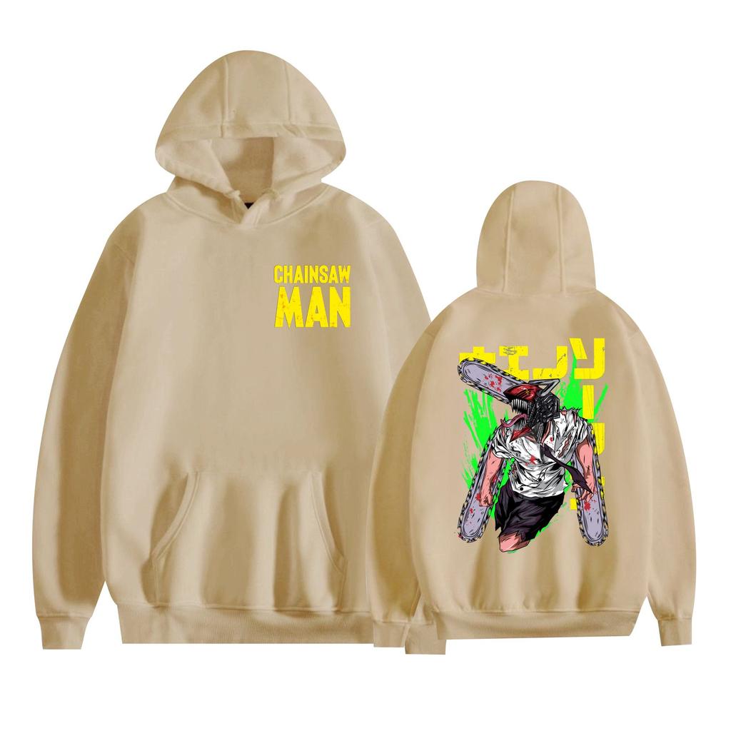 Hot Chainsaw Man Funny Hoodie Hip Hop Graphic Sweatshirts Streetwear Harajuku Tracksuit