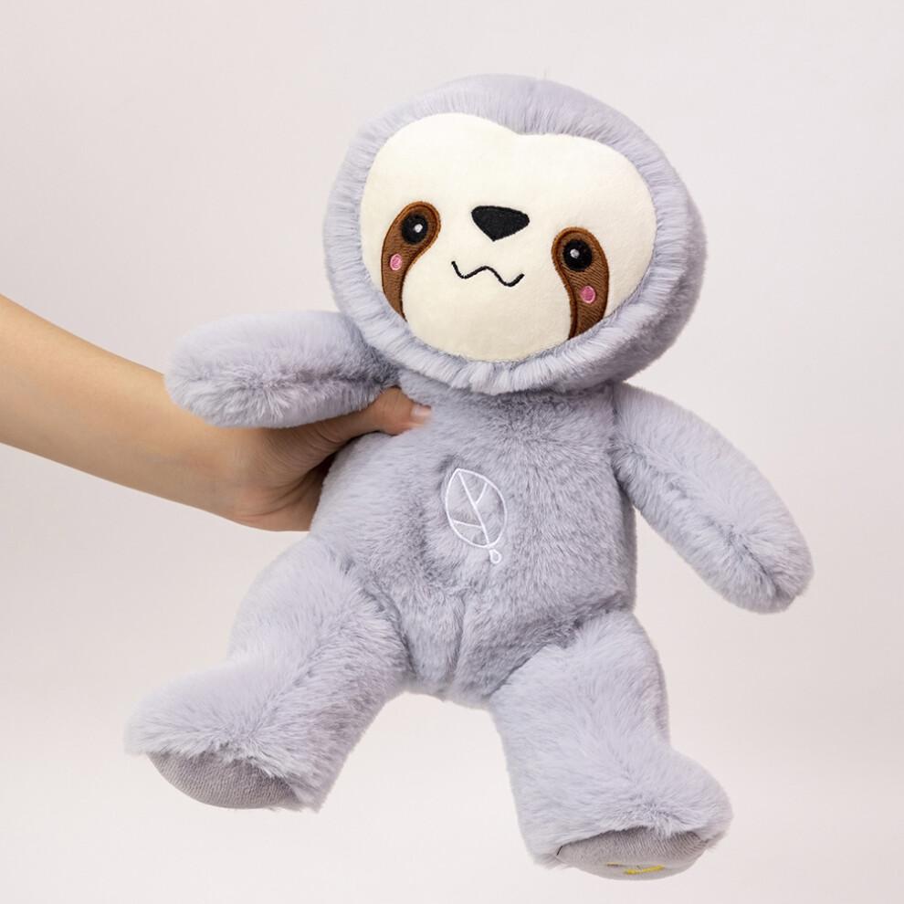 Breathing Sloth Plush Toy Baby Soothing Bear Doll Baby Sleep Companion Sound and Light Plushie