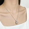 Sterling Silver Princess Pearl Necklace - Light Luxury Clavicle Chain with Single Pearl