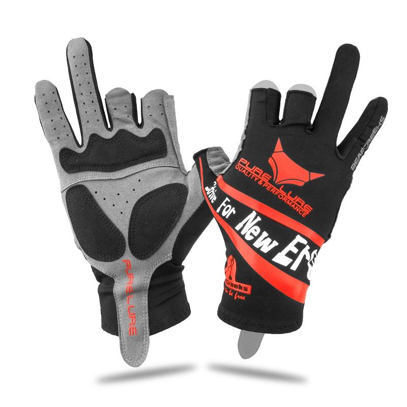 

Перчатки PURELURE Ice Lycra Fabric с противоскользящей основой для рыбалки, для спорта на открытом воздухе, дышащие, для езды на велосипеде, для кемпинга, пешего туризма, без пальцев XL