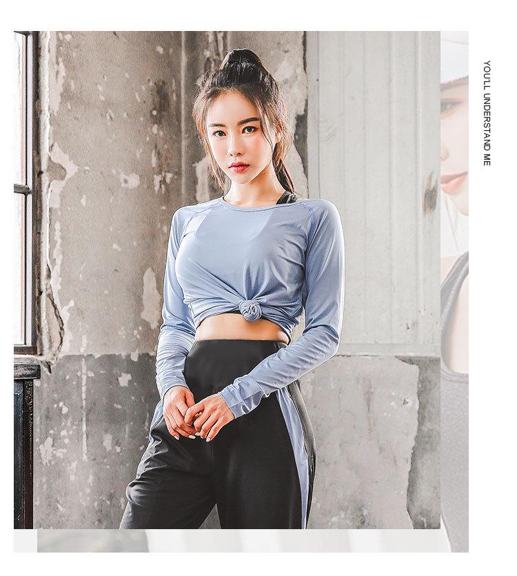Women's Quick Dry Slimming Long Sleeve Yoga & Running Top - Plus Size, Autumn Style