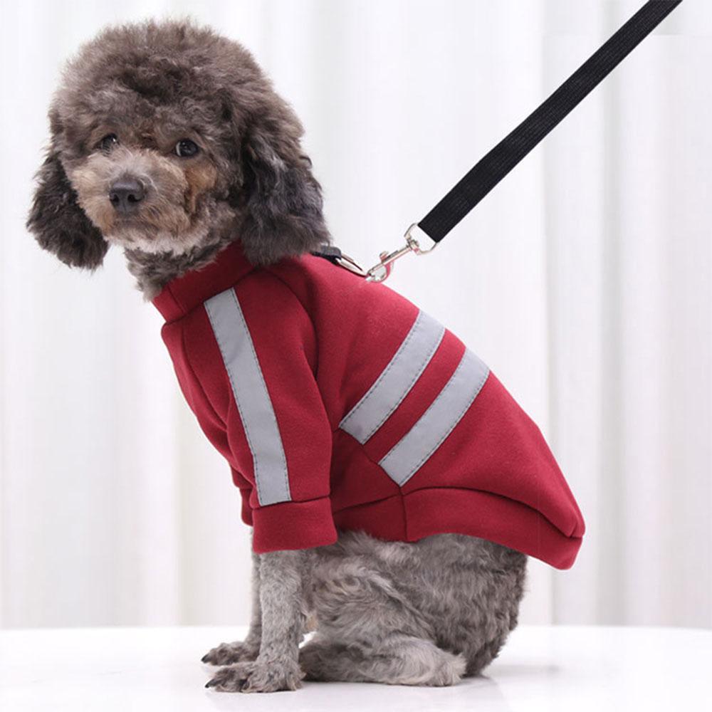 Reflective Small Dog Hoodie Clothes Winter Puppy Dog Sweater Warm Pet Coat Jacket Clothing Hoodies for Puppy Small Medium Dogs