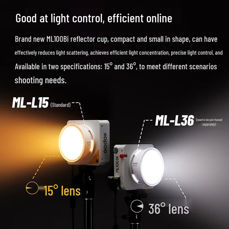 Godox ML100Bi Bi-Color LED Photography Light