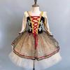 Puffy Swan Lake Ballet Dress Sequin Lace Kids Ballet Dress Fashion Ballet Tutu Skirt  Children