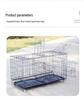 Extra Large Foldable Chicken Coop with Thickened Wire for Egg-Laying