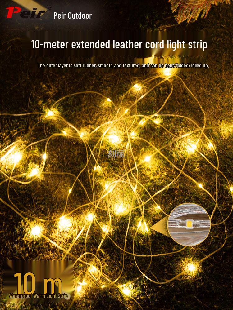 Starry Sky Camping String Lights: Ultra-Long Battery Life for Tent and Canopy Illumination