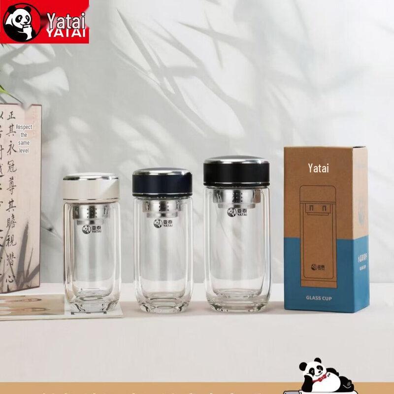 YATAI Double-Layer Tea Infuser Glass Bottle 380ml