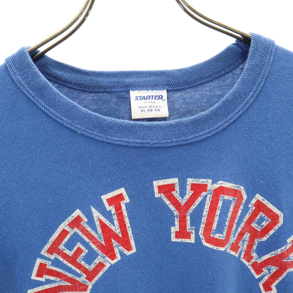 STARTER 90er Jahre Made in USA Altes NFL New York Giants Kurzarm T-Shirt Herren Gebraucht