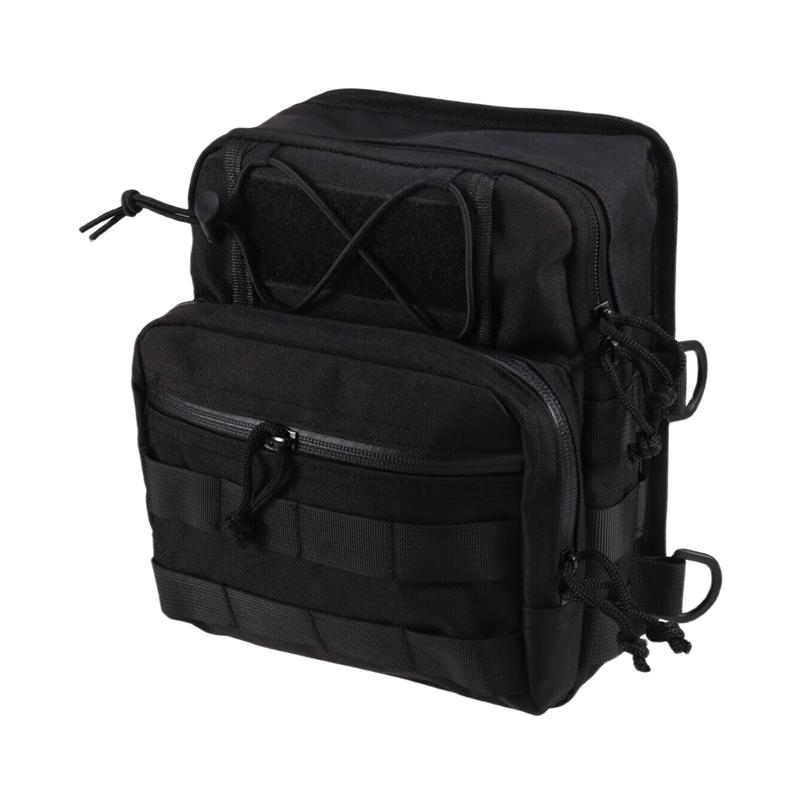 A58X-Motorcycle Handlebar Bag Travel Universal Bag T Rod Bag Storage Bag For Softail Sportster Front Handlebar Bag