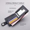 OMPC8 Leather Wallet Short Multi Credit Card Holder Male Purse Money For BMW 1 3 5 Series G30 G32 G38 2021 2020 2019 2018 E46 E91