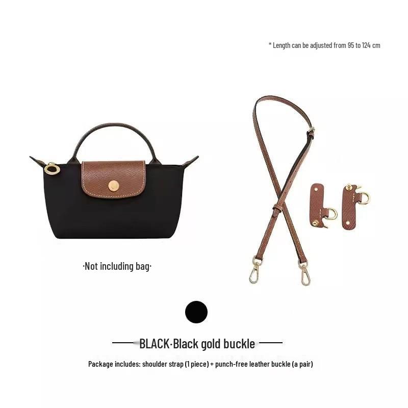 Axelrem med läderspänne för Dumplingväska - Hålfri, 0,9 cm*1,2 cm