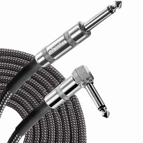 Micawber Guitar/Bass Shielded Cable, S-L, Recommended by Top Japanese Players, Break-Resistant, Lightweight, Tweed Woven Fabric (3m)