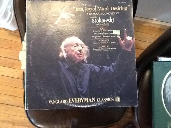 LP Record LEOPOLD STOKOWSKI, JOHANN SEBASTIAN - Jesu, Joy Of Man's Desiring A Baroq SRV363SD VANGUARD 1976 US Classical Used