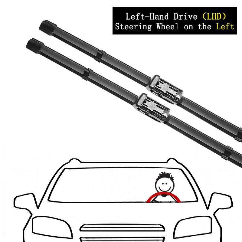 2x For Citroen C4X C41   2022 Accessories Front Wiper Blades Window Windshield Windscreen Cleaning 24" 16" High