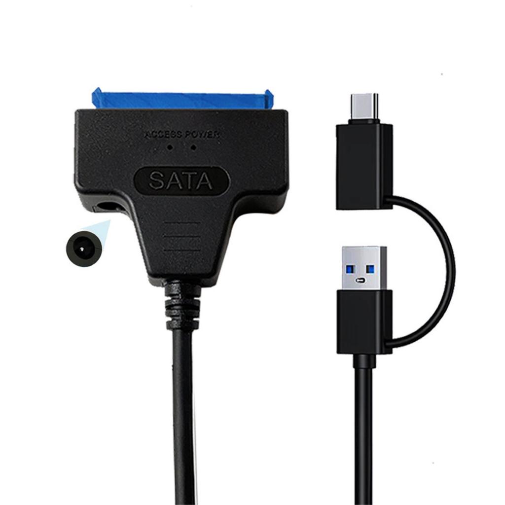 Tragbares 2,5-Zoll-Festplatten-Konverterkabel USB-gespeistes Kabel 2,5-Zoll-SATA-Adapterkabel 20 cm für einfaches Plug & Play