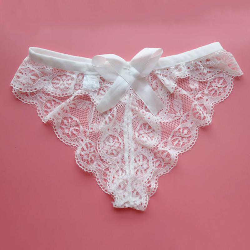 Sexy Lace Thong Women Butterfly Low Waist Panties Transparent Underwear Ladies Briefs Lingere Panty Underware Womens Lingerie
