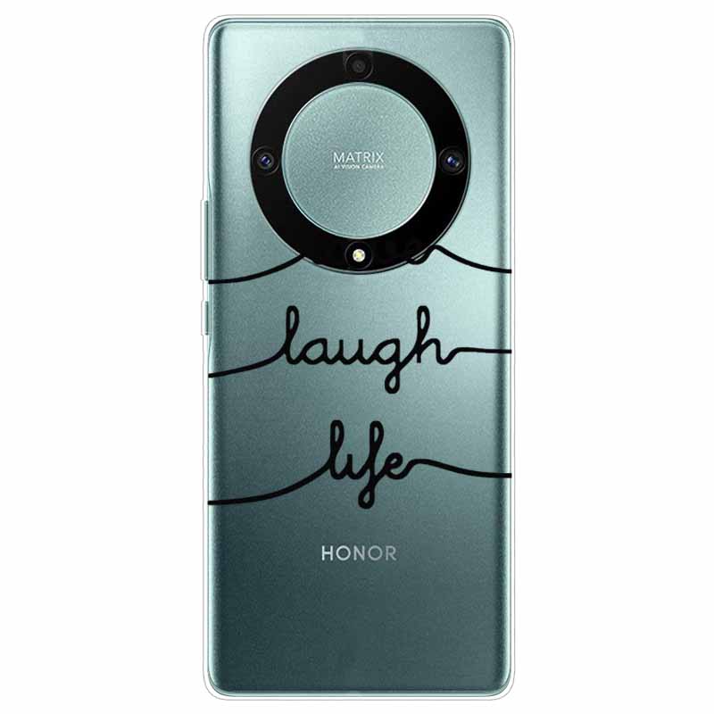 Custodia per Honor Magic6 Lite 5G Trasparente TPU Silicone Funda Capa per Honor Magic 6 Lite Coperture Morbide Magic6Lite Trasparenti Coques borsa