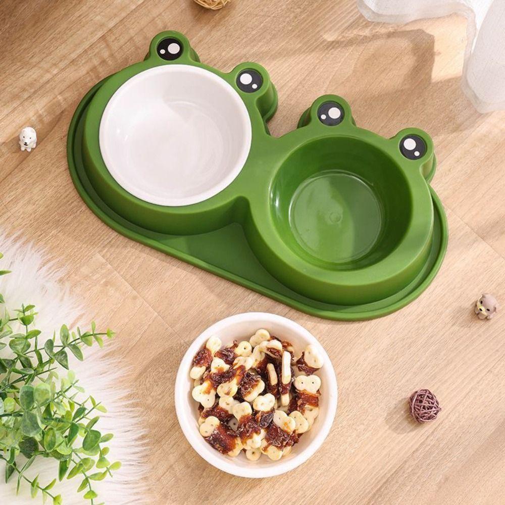 Non-slip Cat Food Bowl Detachable Dog Water Bowl Cute Dog Bowls  Pet Supplies