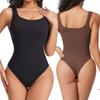 Cinturino solido aderente corpo sexy casual basic bianco body estivo top da donna body trasparente senza maniche tuta slim