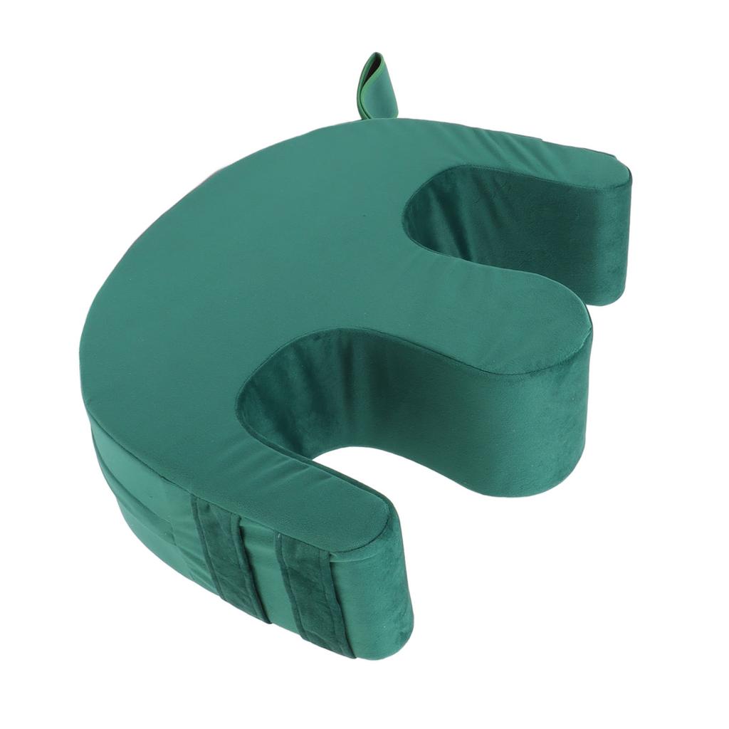 Bedridden Patient Turning Device Multi Functional U Shaped Turnover Pad with Bandaged Flannelette Comfortable Patient