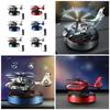Propeller Car Dashboard Air Freshener Solar Car Fragrances Charm Oil Diffuser Car Interior Decorations