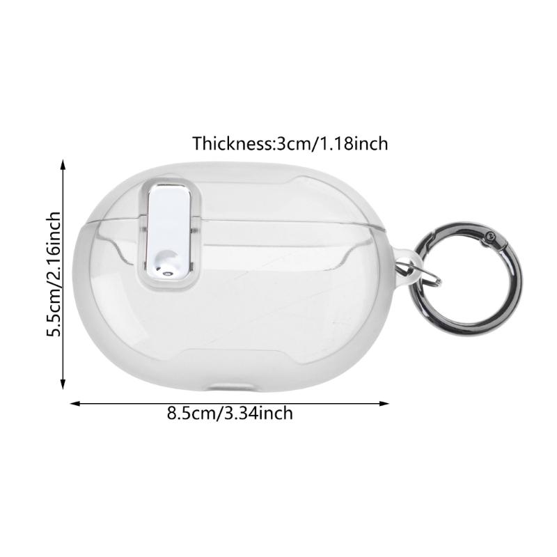 TPU Cover for Studio Buds/+ Earbud Holder Case with LED Light Visibility and Easy Access Ensuring Headsets Secures Fit