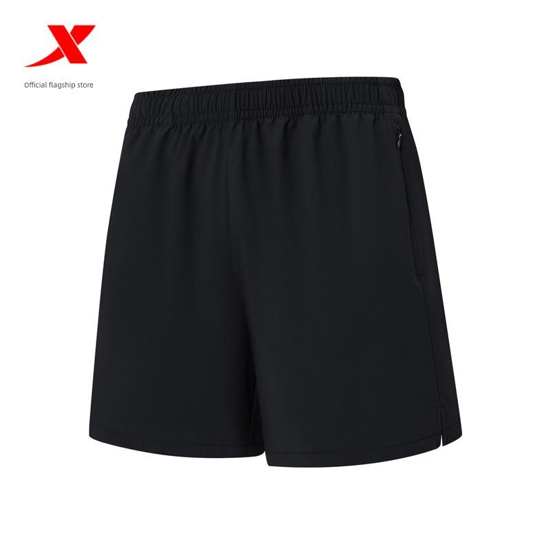 [Integrated Series] Xtep Women s Shorts 2025 Summer Running Woven Women s Shorts S чёрный