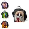 Animal School Lunch Bags Kids Boy's Food Carriers With Soft Handle For Travel
