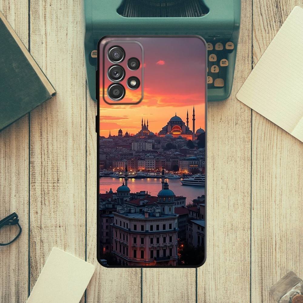 Turkey Istanbul Scenery Phone Case For Samsung S21,S22 Ultra,S20,S30 plus,S22 plus,S23,S30 ultra 5G Silicone Cover