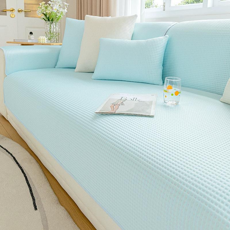 Cool Doudou Ice Silk Sofa Cushion Summer Mat Mat Summer Non-Slip Cushion  New Sofa Cover Cover