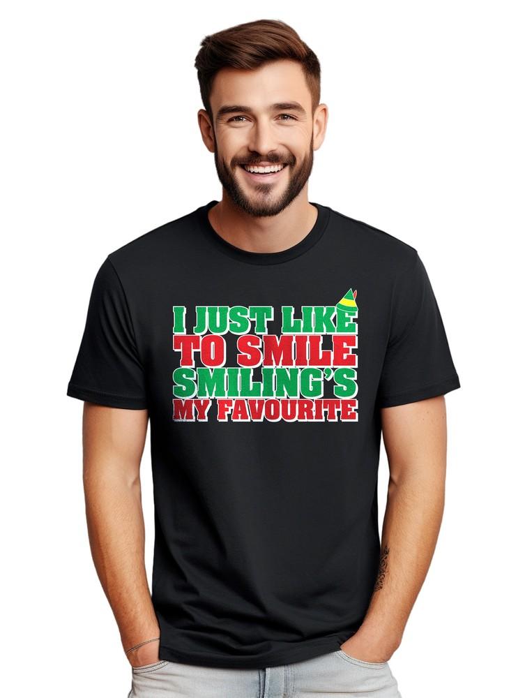 

I Just Like to Smile - Funny T-Shirt for Happy Souls! 100% cotton, Funny t-shirt M