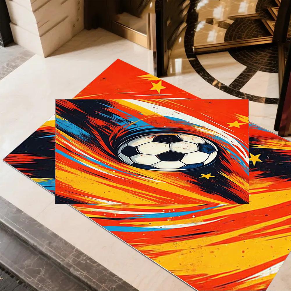 1pc soccer ball rug home carpet design for office decor gift living room bedroom