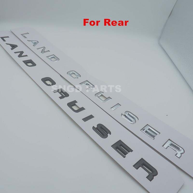 YZKN9 For Toyota Land Cruiser 300 Lc300 2021-2023 VXR GXR 3D Letter Sticker Tailgate Badge Emblem Badge Exterior Modification Emblem