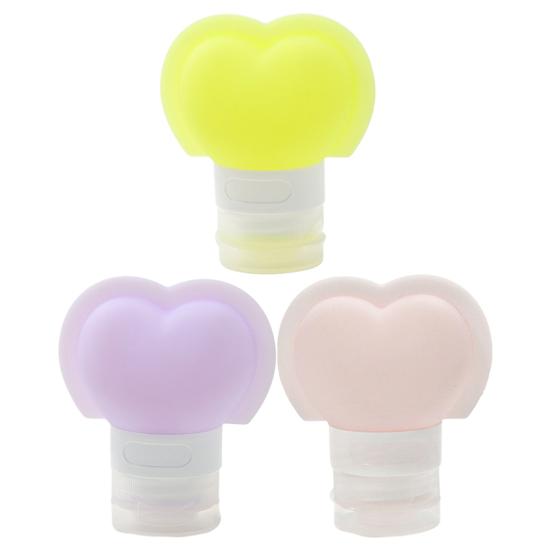 3 Stück Silikon Reiseflasche Auslaufsicher Duschgel Shampoo Lotion Conditioner Nachfüllbare Quetschflasche Wiederverwendbarer Leerer Toilettenartikelbehälter